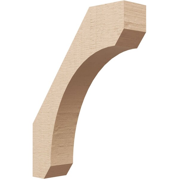 Ekena Millwork 3-inch W x 12-inch D x 16-inch H Legacy Rough Cedar Woodgrain TimberThane Knee Brace, Primed BRCUR03X12X16LECRCPR - main